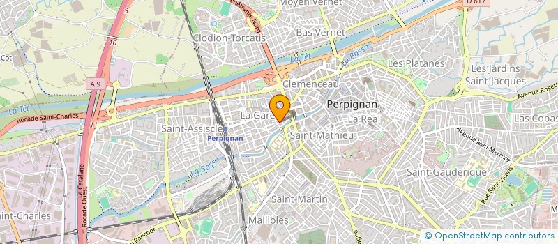 localisation de l'entreprise MONSIEUR ROLAND POUDOU à PERPIGNAN