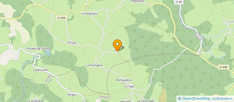 localisation de l'entreprise MONSIEUR ROLAND POUMEROL  LE VERNET-CHAMEANE