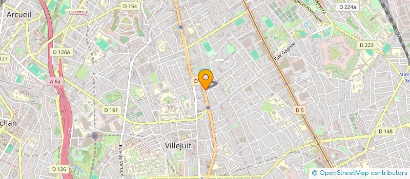 localisation de l'entreprise MONSIEUR ROLAND PREL  VILLEJUIF