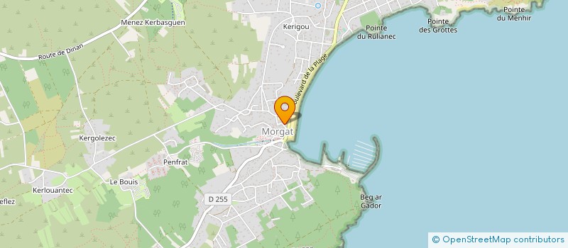 localisation de l'entreprise MONSIEUR ROLAND QUINIOU  CROZON