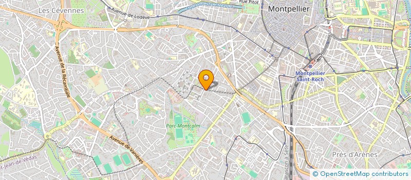 localisation de l'entreprise MONSIEUR ROLAND RABASSE à MONTPELLIER