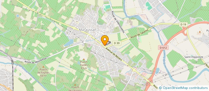 localisation de l'entreprise MONSIEUR ROLAND RACHOU  VIAS