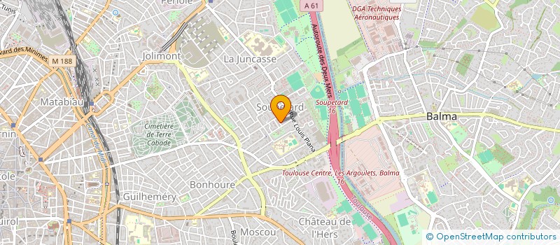 localisation de l'entreprise MONSIEUR ROLAND RAKOTONINDRAINA à TOULOUSE