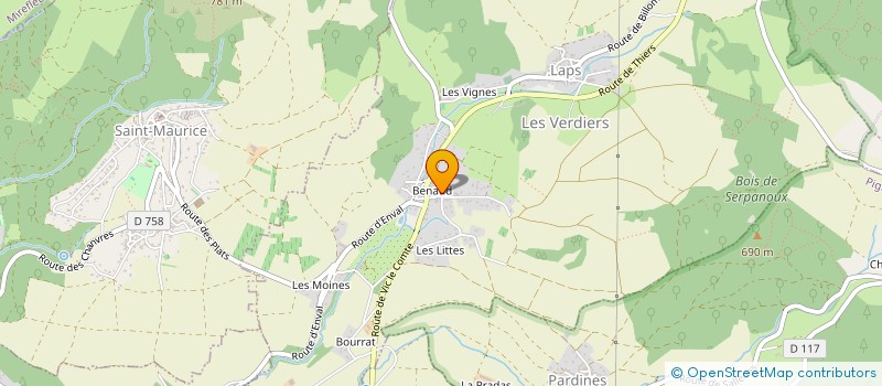 localisation de l'entreprise MONSIEUR ROLAND RANCON à SAINT-MAURICE