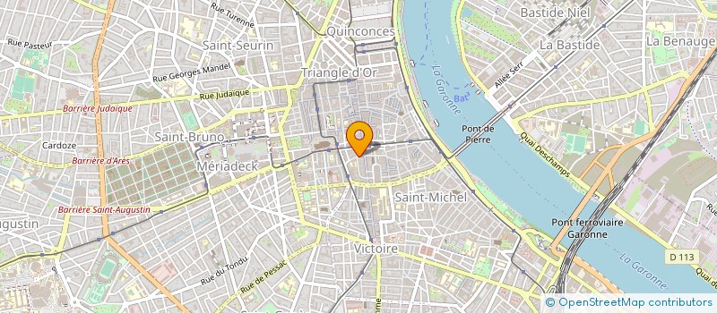 localisation de l'entreprise MONSIEUR ROLAND RANGEARD à BORDEAUX