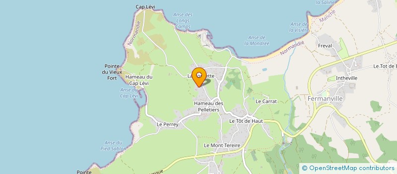 localisation de l'entreprise MONSIEUR ROLAND RAOULT  FERMANVILLE