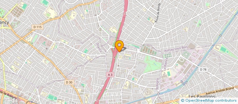 localisation de l'entreprise MONSIEUR ROLAND REBOAH  BONDY