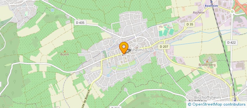 localisation de l'entreprise MONSIEUR ROLAND REIBEL  ROSHEIM