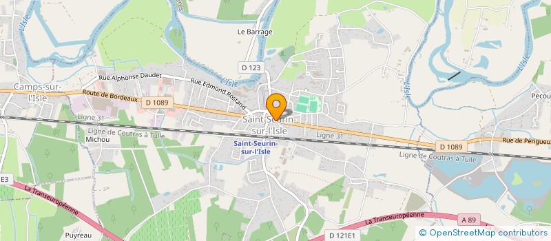 localisation de l'entreprise MONSIEUR ROLAND REVERSEAU  CAMPS-SUR-L'ISLE