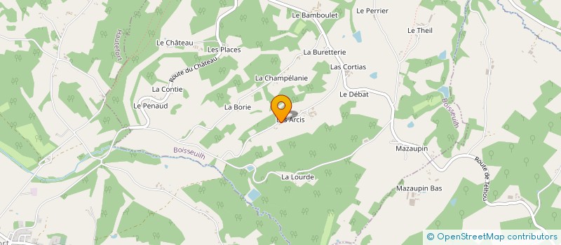 localisation de l'entreprise MONSIEUR ROLAND REYNIER  TOURTOIRAC