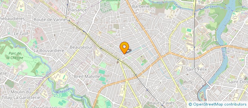 localisation de l'entreprise MONSIEUR ROLAND RIBAULT à NANTES