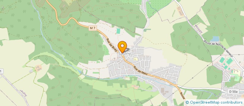 localisation de l'entreprise MONSIEUR ROLAND RICHARD  SAULNY