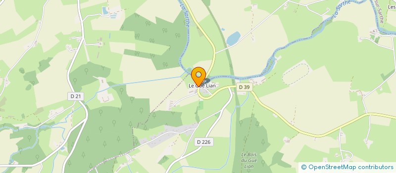 localisation de l'entreprise MONSIEUR ROLAND RICORDEAU  MOITRON-SUR-SARTHE