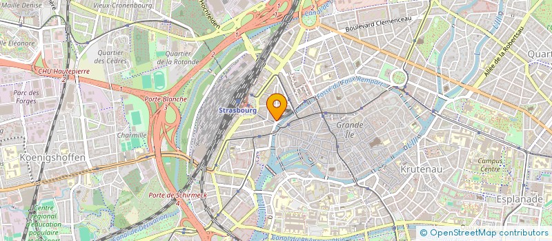 localisation de l'entreprise MONSIEUR ROLAND RIES à STRASBOURG