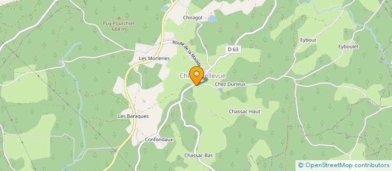 localisation de l'entreprise MONSIEUR ROLAND RIGAL  NEUVIC