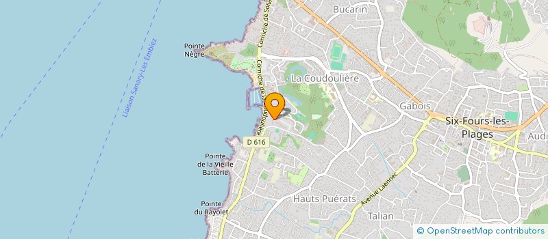 localisation de l'entreprise MONSIEUR ROLAND ROCCA à SIX-FOURS-LES-PLAGES