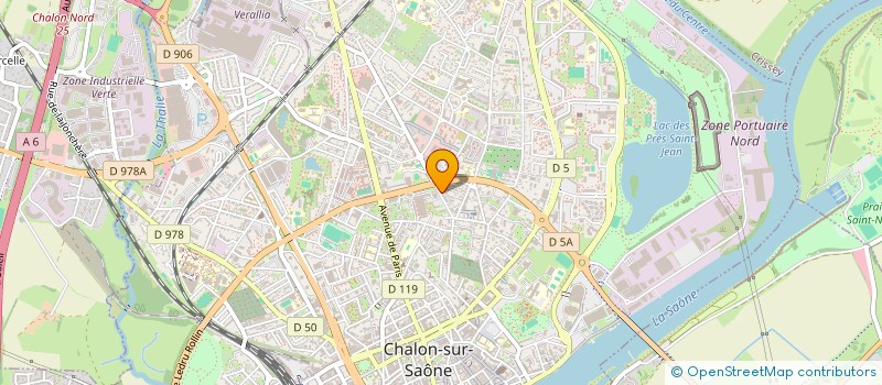 localisation de l'entreprise MONSIEUR ROLAND RODRIGUEZ à CHALON-SUR-SAONE