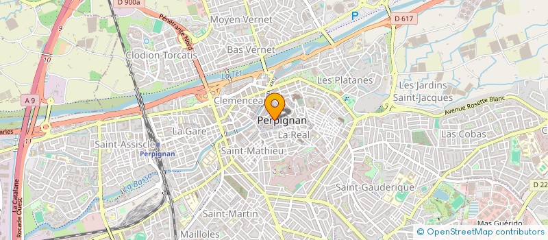 localisation de l'entreprise MONSIEUR ROLAND ROGER  PERPIGNAN