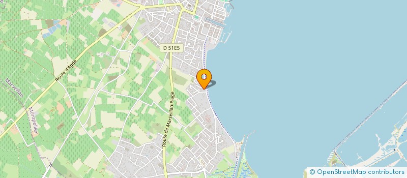 localisation de l'entreprise MONSIEUR ROLAND ROMMEL à MARSEILLAN