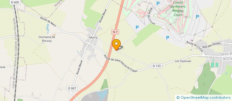 localisation de l'entreprise MONSIEUR ROLAND ROSETTE  SAINT-PARIZE-LE-CHATEL