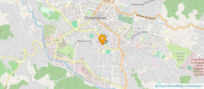 localisation de l'entreprise MONSIEUR ROLAND ROSSI  DRAGUIGNAN