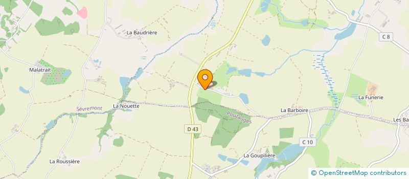 localisation de l'entreprise MONSIEUR ROLAND ROTURIER à SEVREMONT