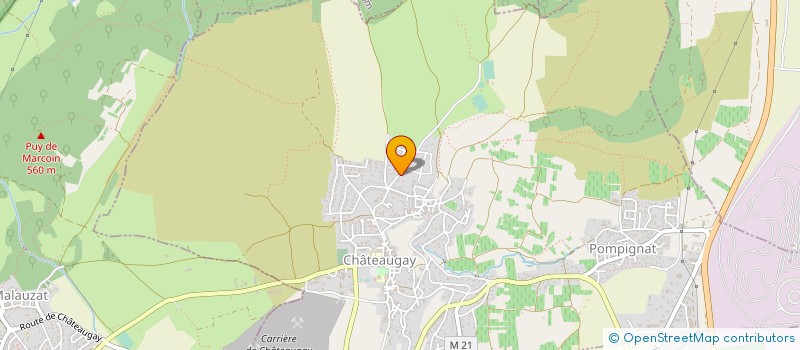 localisation de l'entreprise MONSIEUR ROLAND ROUGEYRON  CHATEAUGAY