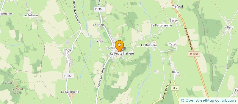 localisation de l'entreprise MONSIEUR ROLAND ROUX  LA VINEUSE SUR FREGANDE