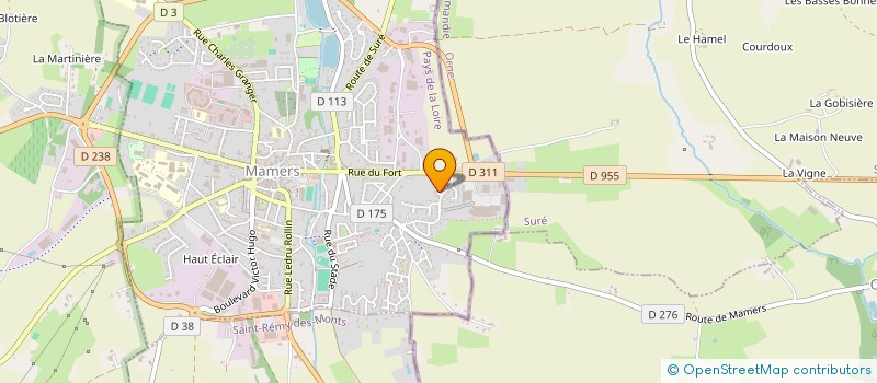 localisation de l'entreprise MONSIEUR ROLAND ROYER  LES AULNEAUX