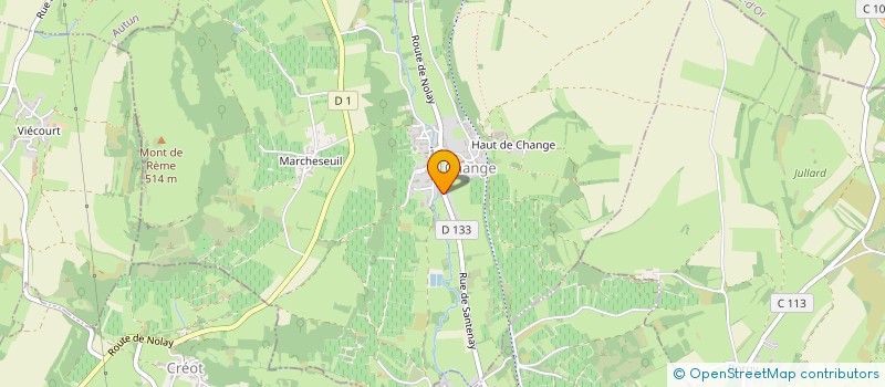 localisation de l'entreprise MONSIEUR ROLAND ROYET  CHANGE