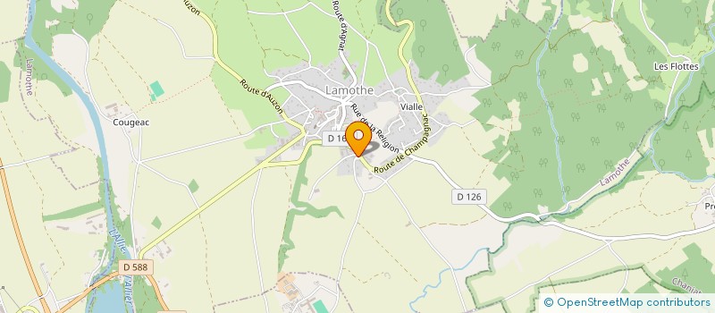 localisation de l'entreprise MONSIEUR ROLAND SABATIER  COHADE