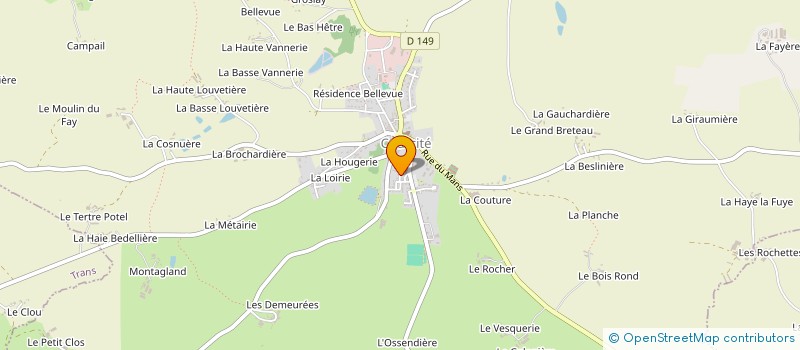 localisation de l'entreprise MONSIEUR ROLAND SACIER à CRENNES-SUR-FRAUBEE