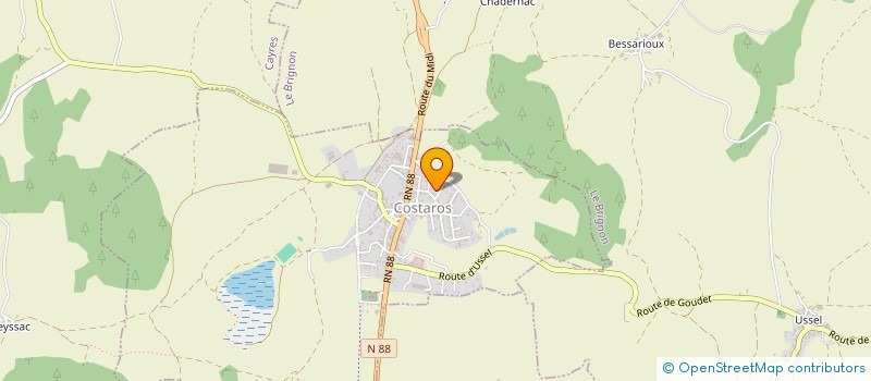 localisation de l'entreprise MONSIEUR ROLAND SAHUC  COSTAROS