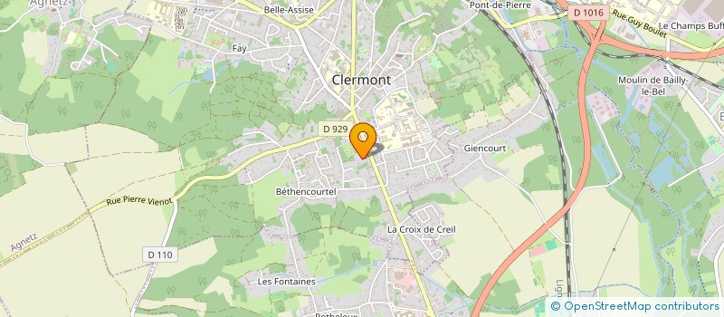 localisation de l'entreprise MONSIEUR ROLAND SAINT LEON à CLERMONT