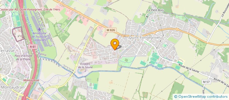 localisation de l'entreprise MONSIEUR ROLAND SALERNO  QUINT-FONSEGRIVES