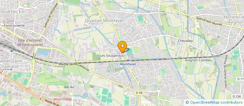 localisation de l'entreprise MONSIEUR ROLAND SAMBUCHI à AVIGNON