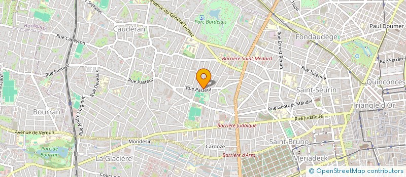 localisation de l'entreprise MONSIEUR ROLAND SANCHEZ à BORDEAUX