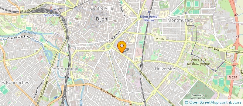 localisation de l'entreprise MONSIEUR ROLAND SANGALLI à DIJON