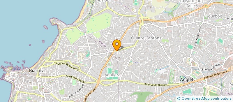 localisation de l'entreprise MONSIEUR ROLAND SANTAMARIA à ANGLET