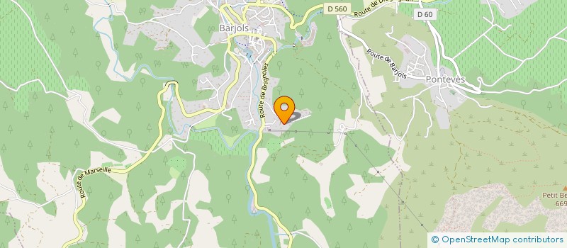 localisation de l'entreprise MONSIEUR ROLAND SARZI-SARTORI  BARJOLS