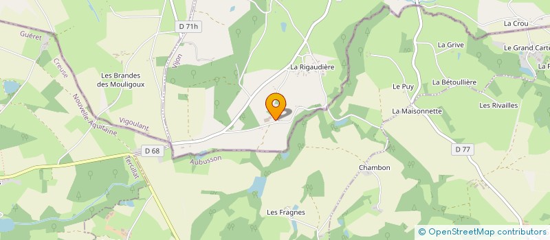 localisation de l'entreprise MONSIEUR ROLAND SAUVAGE à VIJON