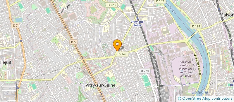 localisation de l'entreprise MONSIEUR ROLAND SCHANDO à VITRY-SUR-SEINE