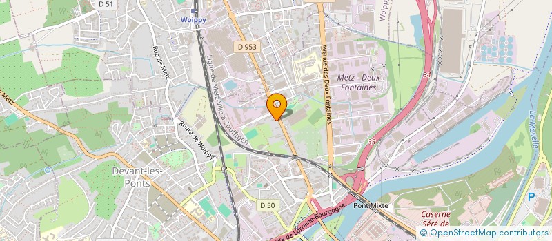 localisation de l'entreprise MONSIEUR ROLAND SCHEID  METZ