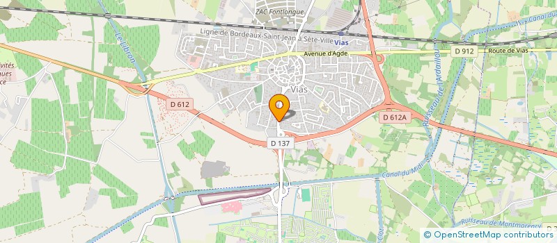localisation de l'entreprise MONSIEUR ROLAND SCHOONEJANS à VIAS