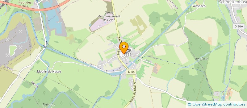 localisation de l'entreprise MONSIEUR ROLAND SILVESTRY  HESSE