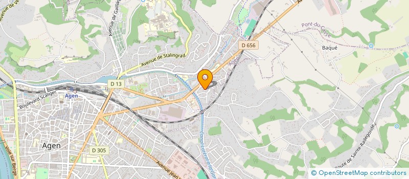 localisation de l'entreprise MONSIEUR ROLAND SORTAIS  AGEN