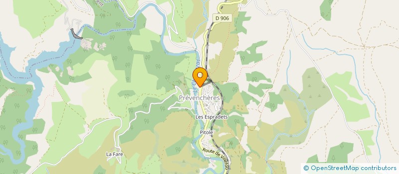 localisation de l'entreprise MONSIEUR ROLAND SOUCHON  PREVENCHERES