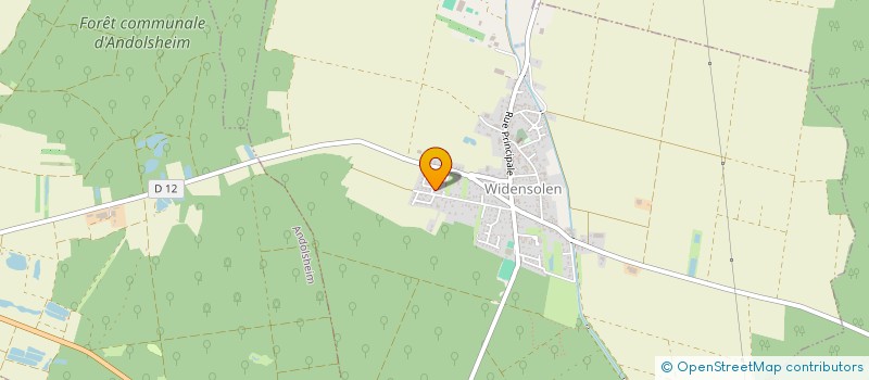 localisation de l'entreprise MONSIEUR ROLAND STOELTZLEN  WIDENSOLEN