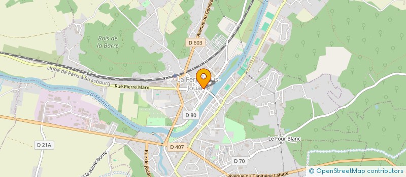 localisation de l'entreprise MONSIEUR ROLAND SWIST à LA FERTE-SOUS-JOUARRE