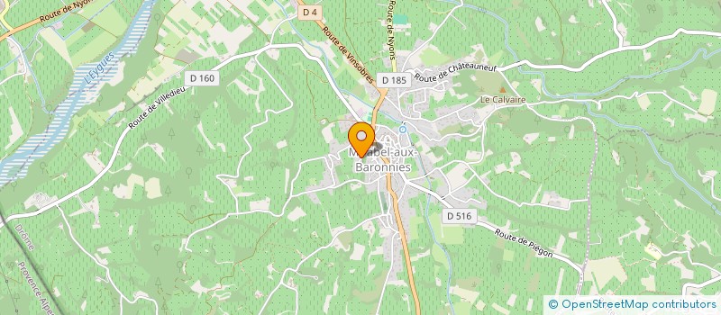 localisation de l'entreprise MONSIEUR ROLAND TAILLEUX  MIRABEL-AUX-BARONNIES